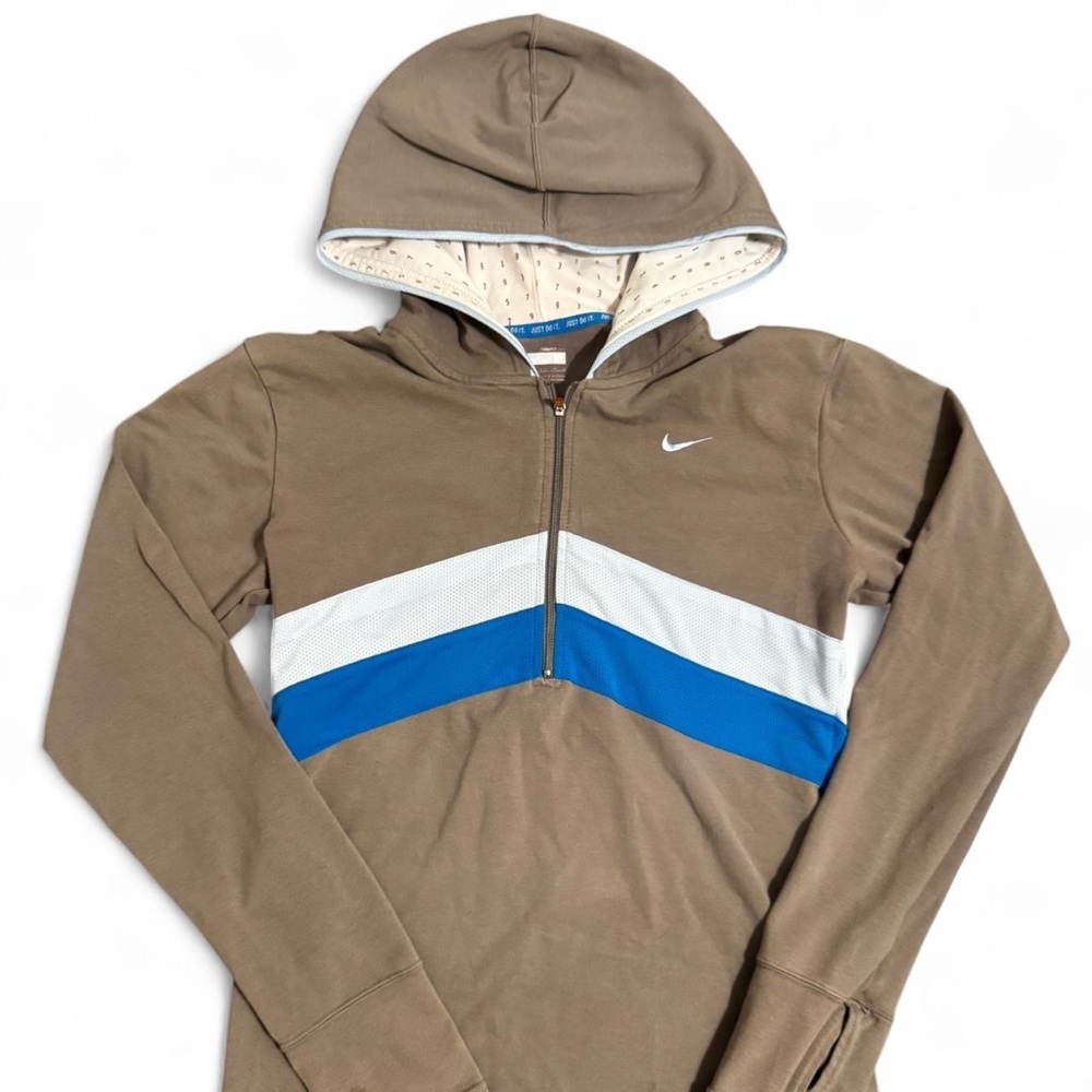 Women’s Nike Athletic Jacket
Full Zip Up Gray Royal Blue Medium